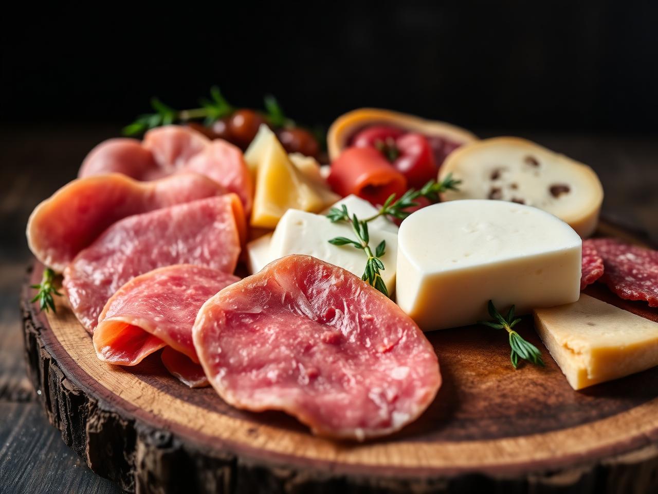 Planche de charcuterie et fromages italiens chez I Fratelli